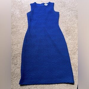 Calvin Klein Royal blue sleeveless dress.